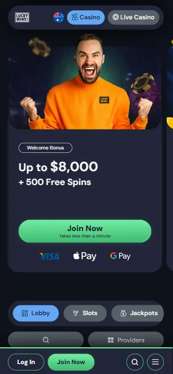 Homepage on the App